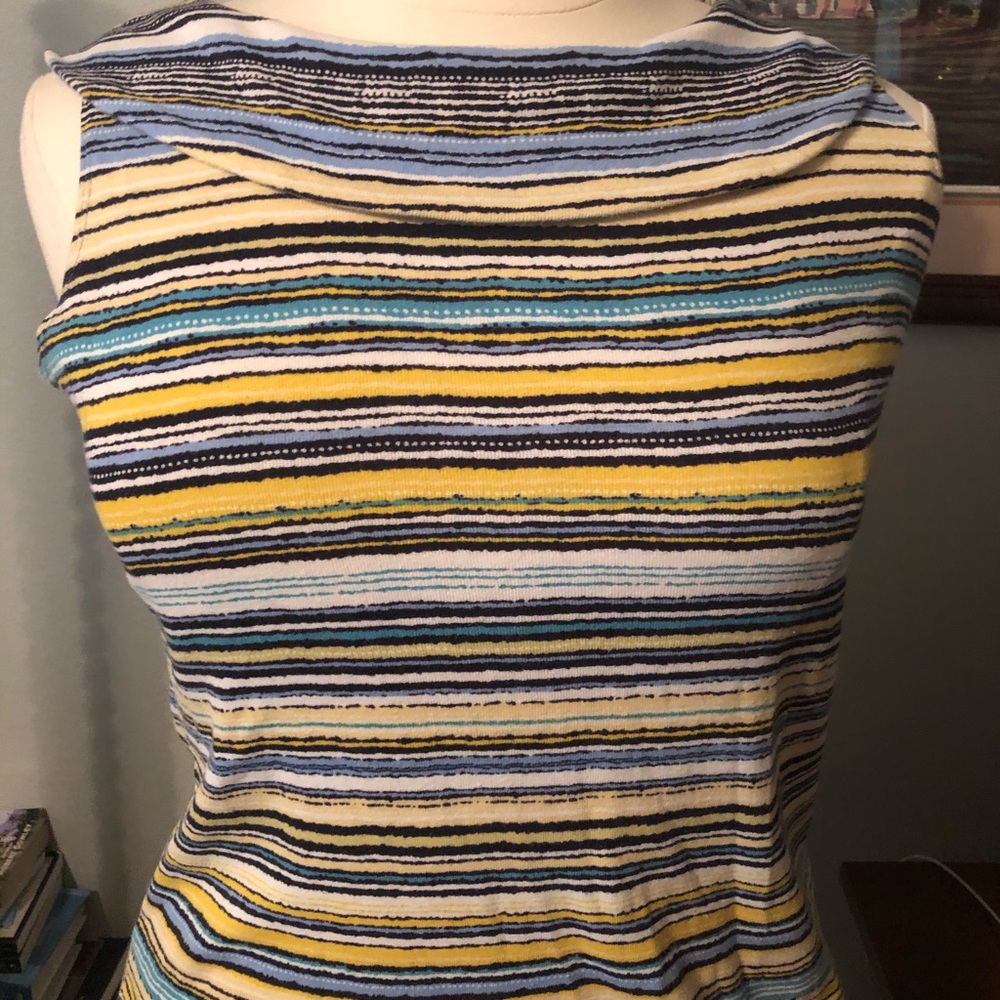 Multi colored summer blouse